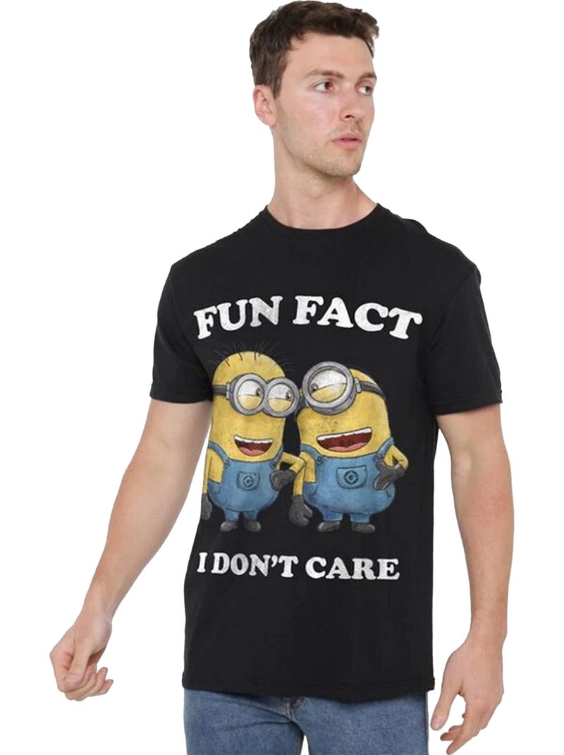 T-shirt sarcasm - minions (kevin, stuart) Noir - Kiabi