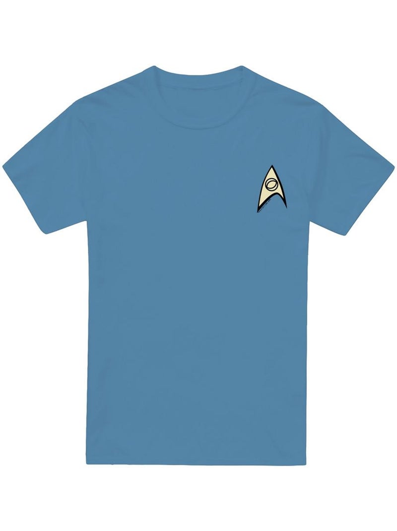 T-shirt science uniform - star trek Bleu ciel - Kiabi