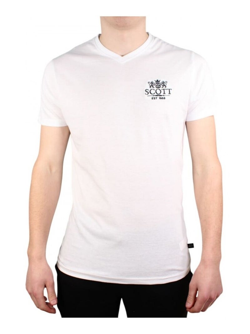 T-shirt Scott Homme Blanc - Kiabi