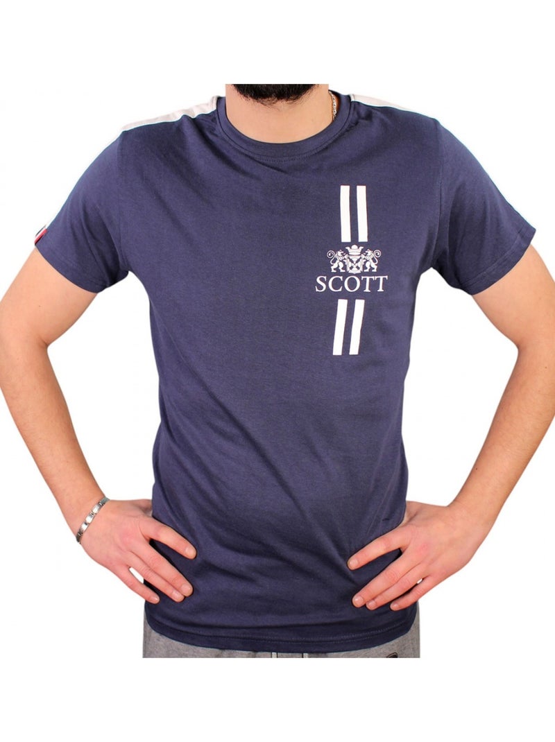T-shirt Scott Homme Bleu marine - Kiabi