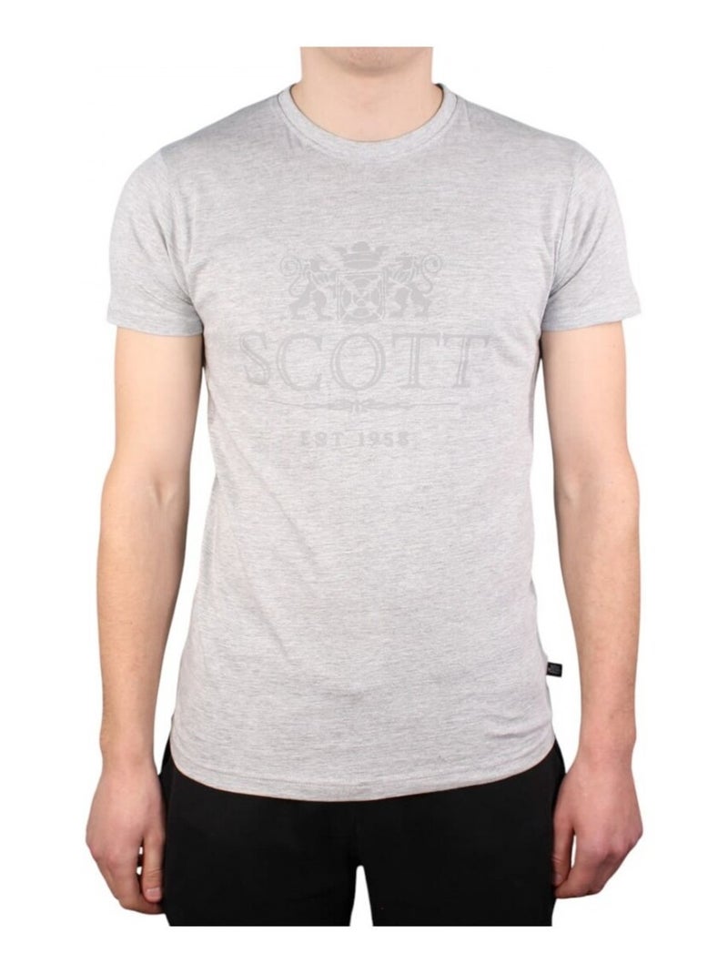 T-shirt Scott Homme Gris - Kiabi