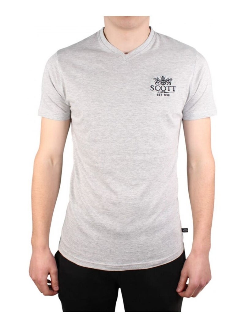T-shirt Scott Homme Gris - Kiabi