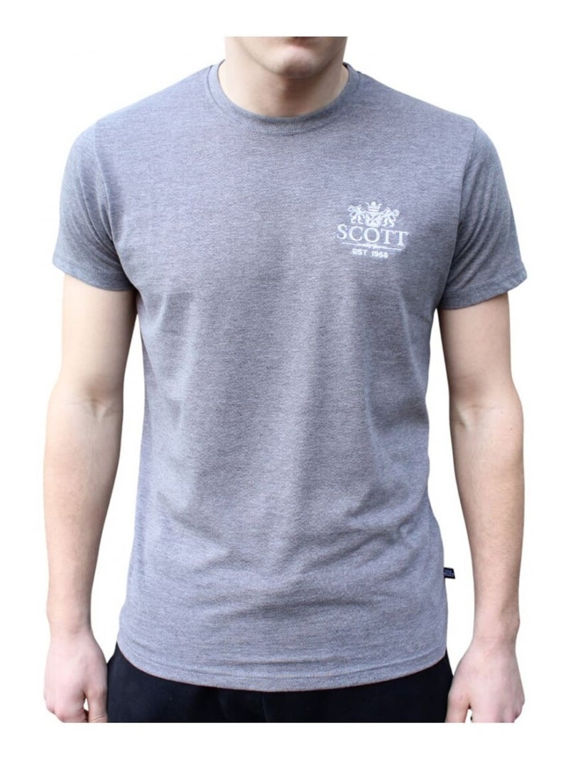 T-shirt Scott Homme Gris foncé - Kiabi