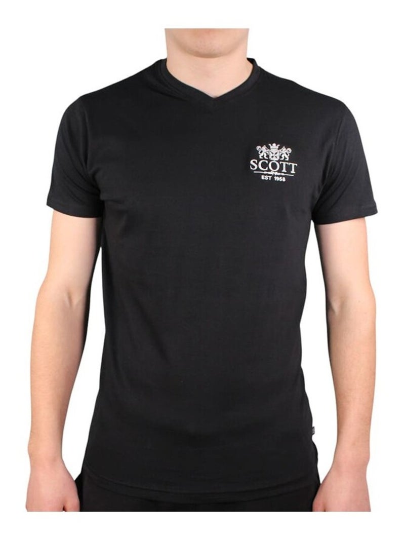 T-shirt Scott Homme Noir Noir - Kiabi