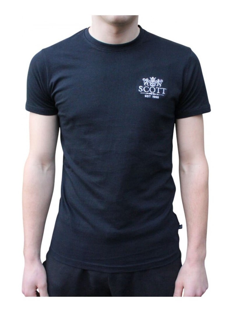 T-shirt Scott Homme Noir Noir - Kiabi