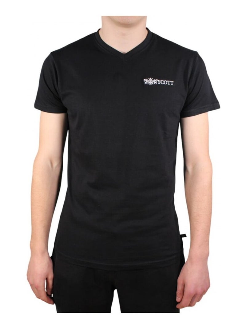 T-shirt Scott Homme Noir Noir - Kiabi