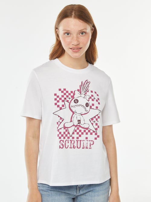 T-shirt 'Scrum' 'Lilo & Stitch' de Disney  manches courtes - Kiabi