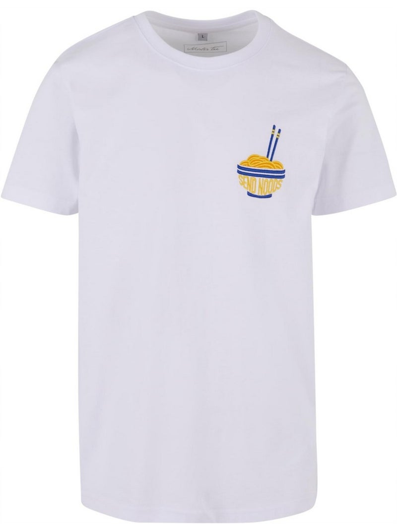 T-shirt send noods - mister tee Blanc - Kiabi