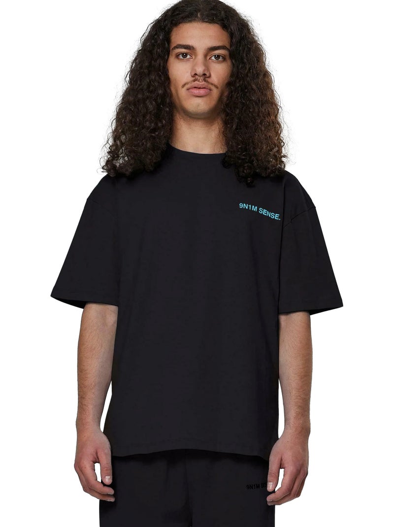 T-shirt sense essential - 9n1m sense Noir - Kiabi