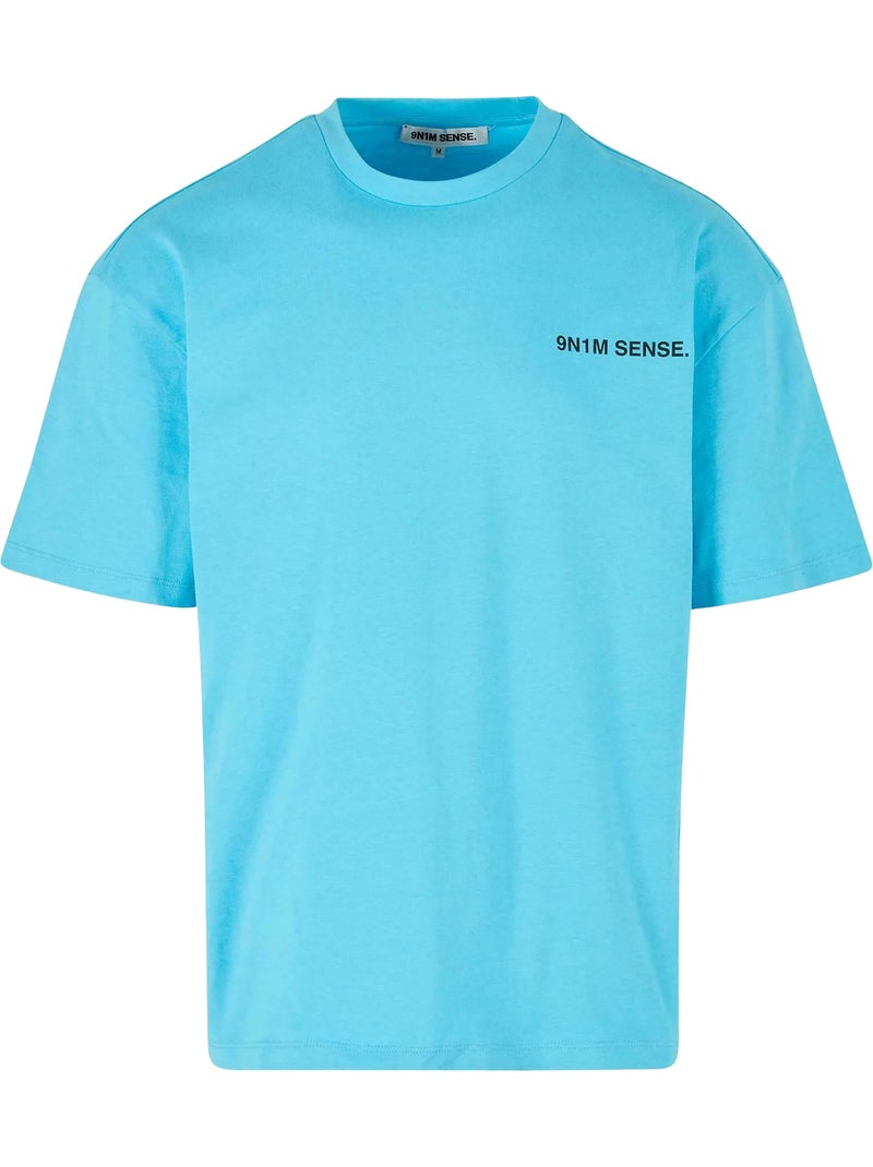 T-shirt sense samothrace - 9n1m sense Bleu aqua - Kiabi