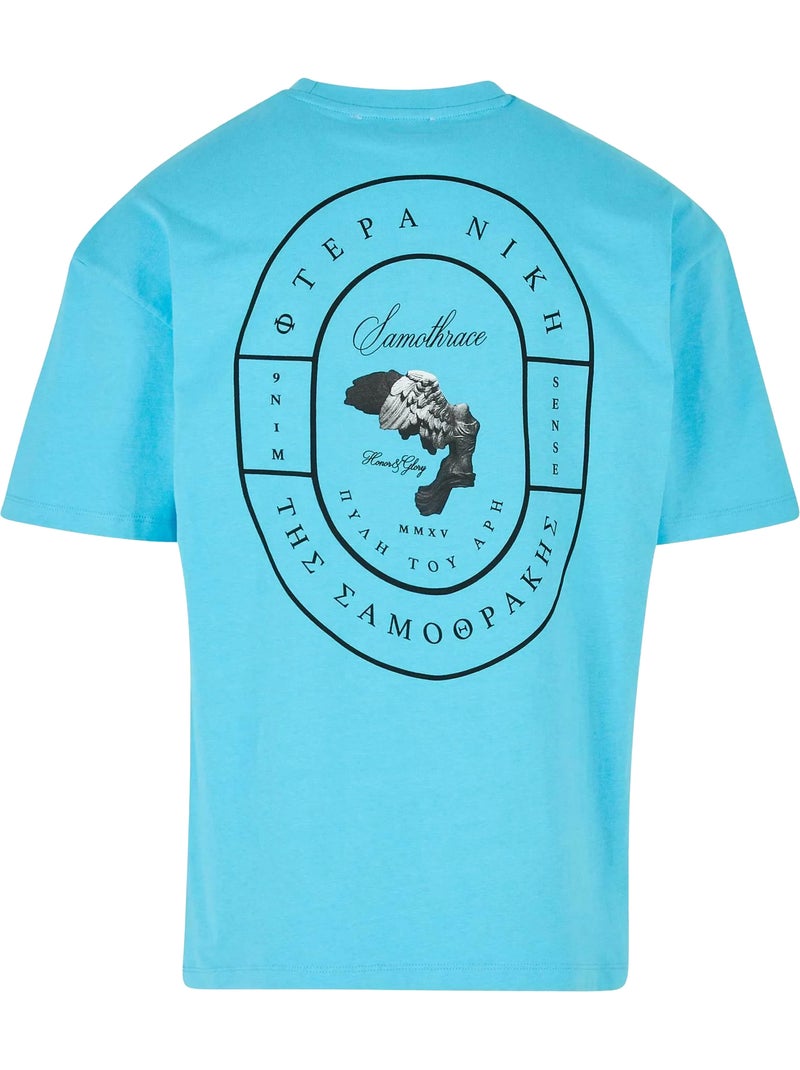 T-shirt sense samothrace - 9n1m sense Bleu aqua - Kiabi