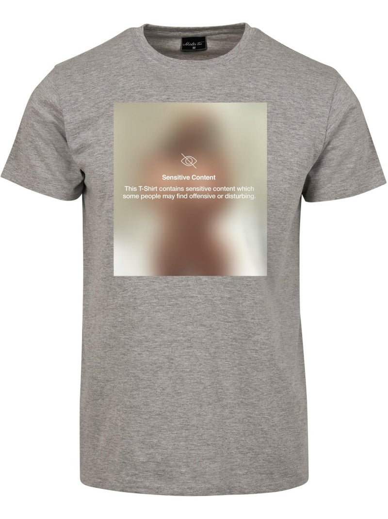 T-shirt sensitive content - mister tee Gris chiné - Kiabi