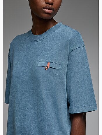 T-shirt shiba (acid washed) femme - sae paris
