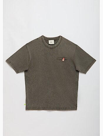T-shirt shiba (acid washed) femme - sae paris