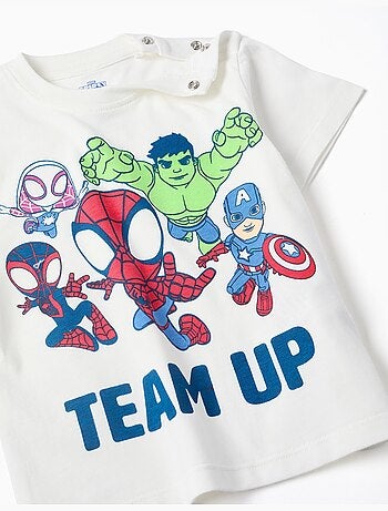 T-shirt + short avec imprimé Spidey & Friends