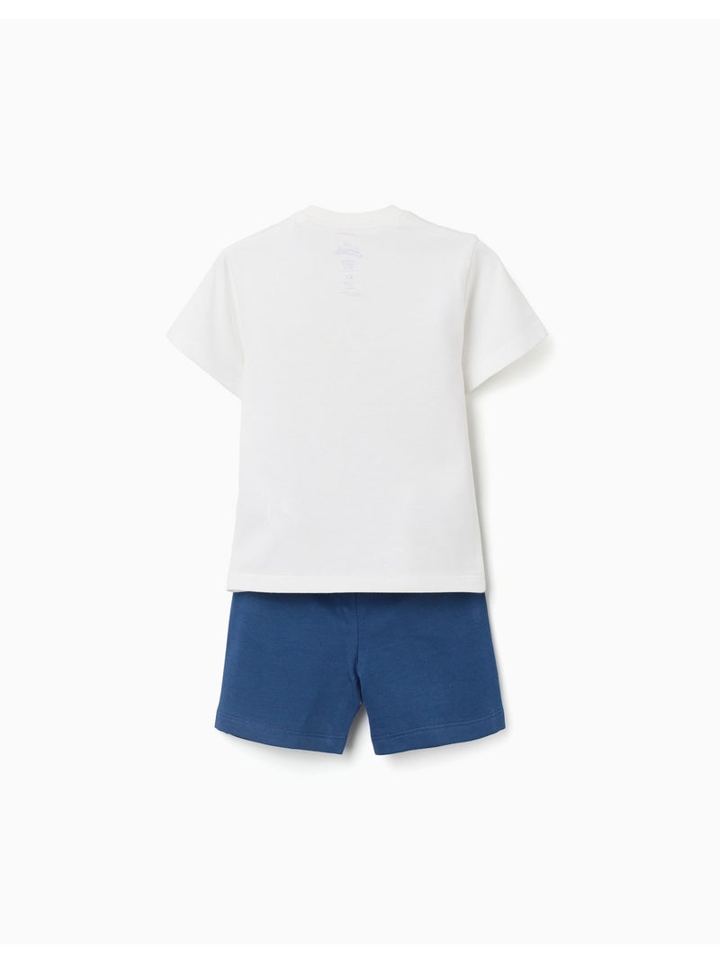 T-shirt + short avec imprimé Spidey & Friends Bleu foncé - Kiabi