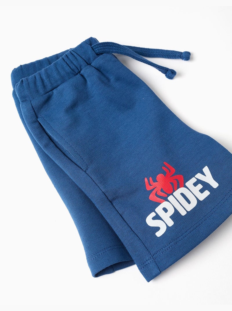 T-shirt + short avec imprimé Spidey & Friends Bleu foncé - Kiabi