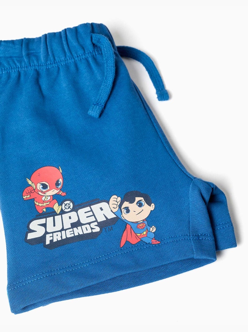 T-shirt + short avec imprimé Super Friends Bleu Bleu - Kiabi