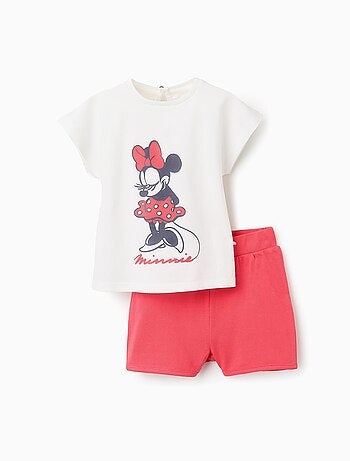 T-Shirt + Short avec Noeud Minnie
