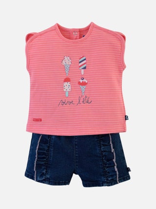 T SHIRT + SHORT CANDY