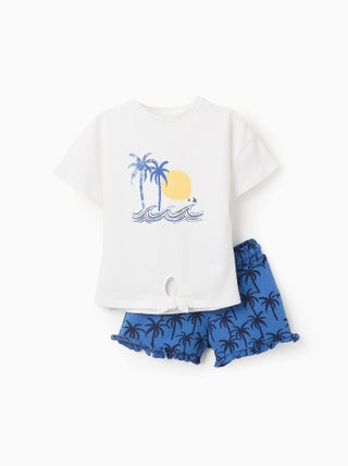 T-Shirt + Short en Coton