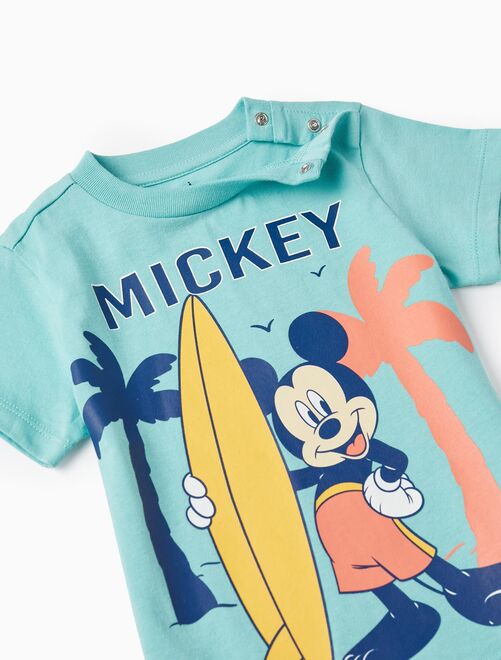 T-shirt + Short en coton pour Bébé Garçon 'Disney - Mickey Mouse'  MICKEY - Kiabi