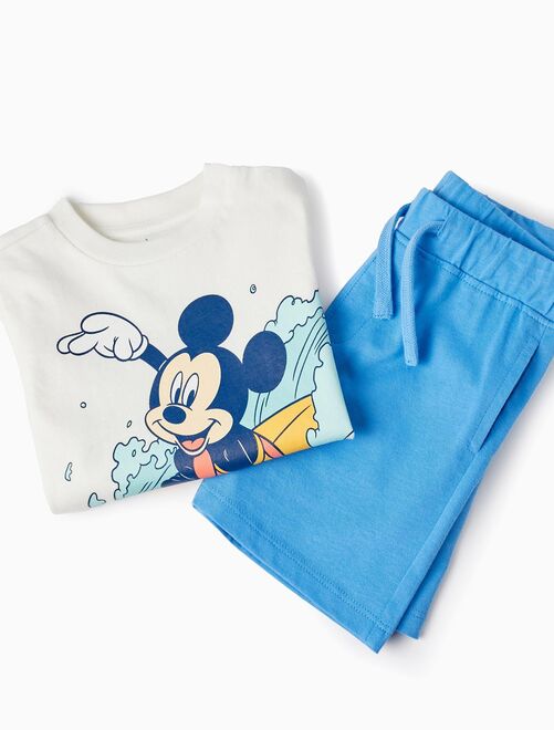 T-Shirt + Short en coton pour bébé garçon 'Mickey'  LICENSE - Kiabi