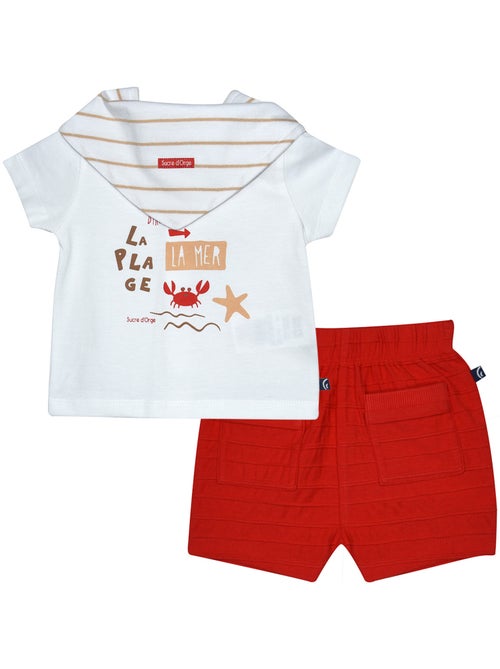 T-shirt, short et bavoir bandana Ronan - Kiabi