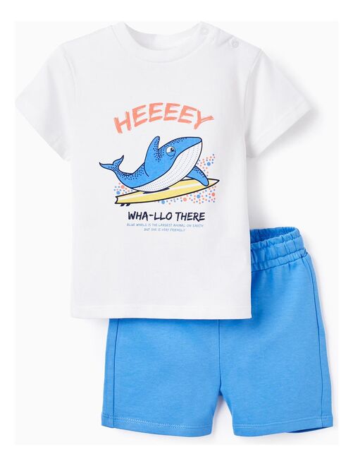 T-shirt + Short pour Bébé Garçon 'Baleine Bleue'  AUSTRALIAN SURFING - Kiabi