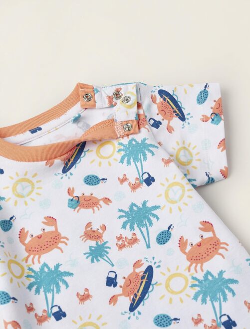 T-Shirt + Short pour Nouveau-Né 'Crabe'  NATURE TAKEOVER - Kiabi