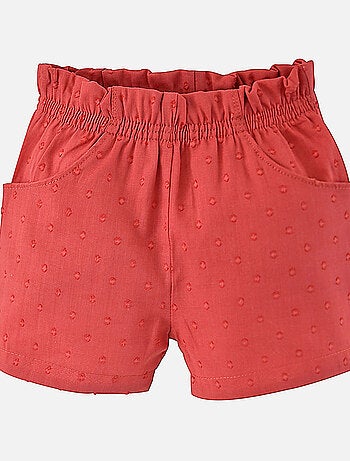 T SHIRT + SHORT VOILE COTON FILLE