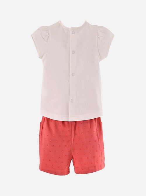 T SHIRT + SHORT VOILE COTON FILLE - Kiabi T SHIRT + SHORT VOILE COTON FILLE - Kiabi
