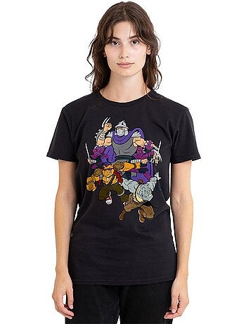 T-shirt shredder and foot clan - les tortues ninja