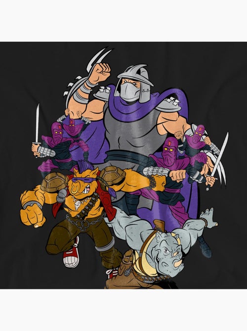 T-shirt shredder and foot clan - les tortues ninja - Kiabi T-shirt shredder and foot clan - les tortues ninja - Kiabi