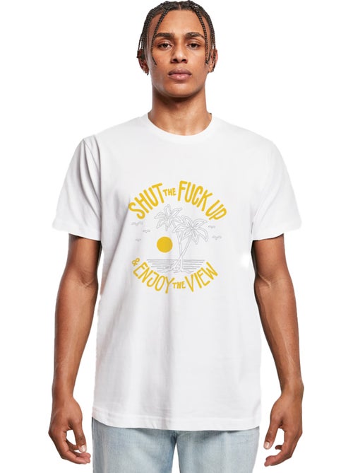 T-shirt shut the fuck up & enjoy the view - mister tee - Kiabi