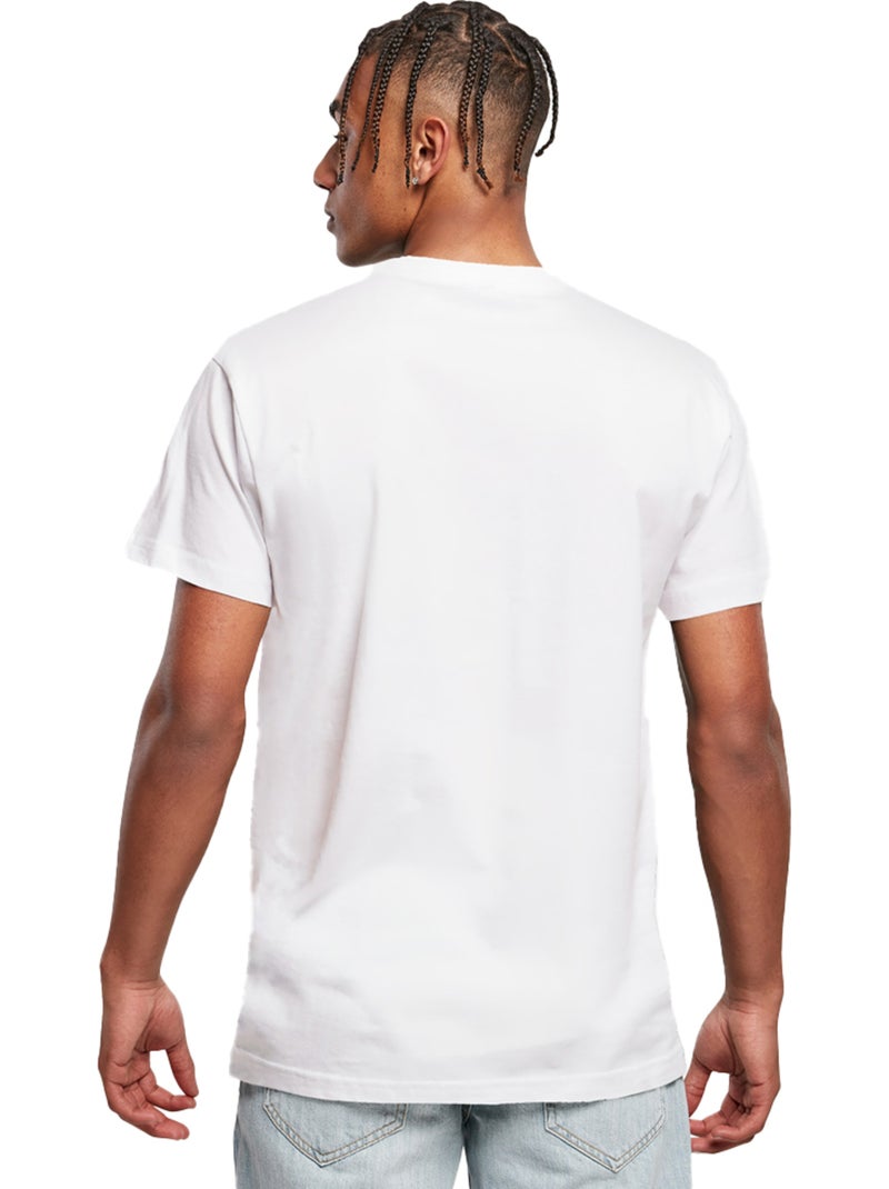 T-shirt shut the fuck up & enjoy the view - mister tee Blanc - Kiabi