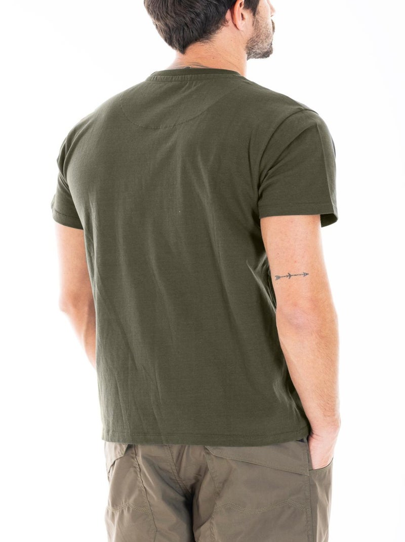 T-shirt signature coton SIGNATS 'Rica Lewis' Vert - Kiabi