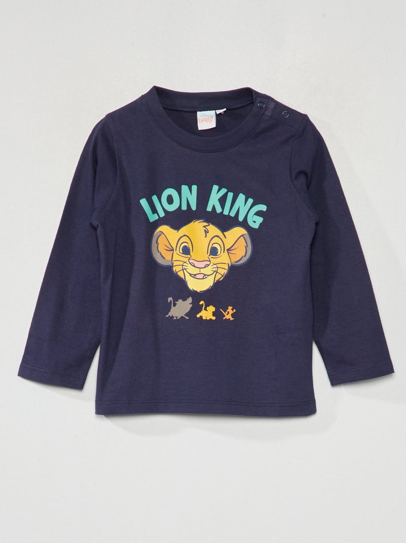 T-shirt 'Simba' de 'Disney' Bleu - Kiabi