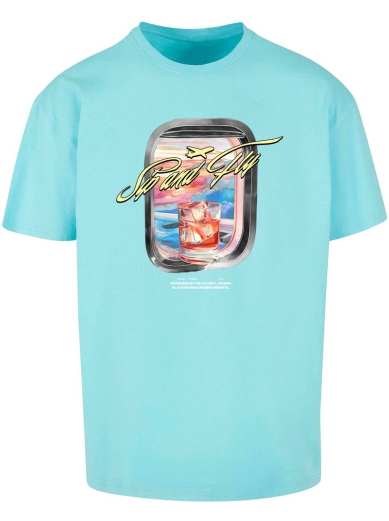 T-shirt sip&fly - mister tee Bleu - Kiabi