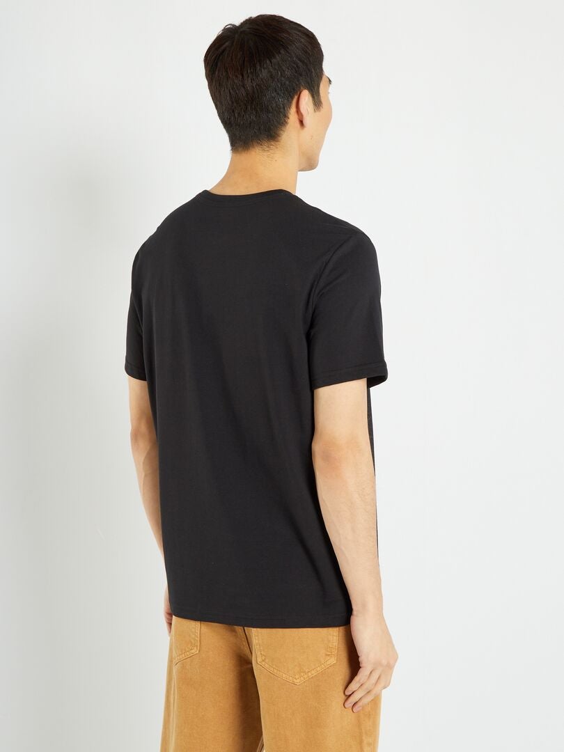 T-shirt 'Skechers' en jersey noir - Kiabi