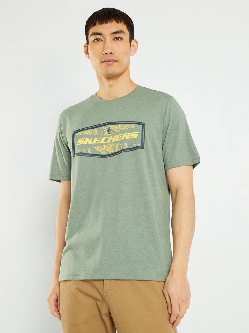 T-shirt 'Skechers' en jersey Vert - Kiabi
