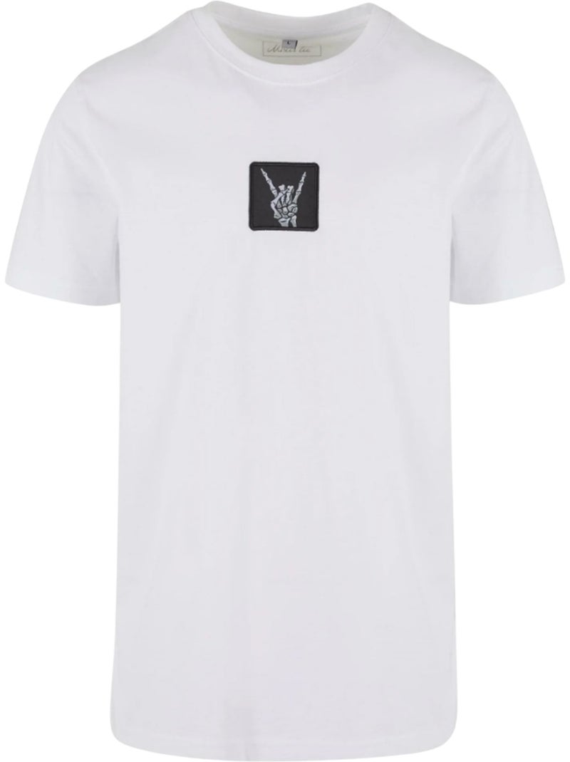 T-shirt skelett patch - mister tee Blanc - Kiabi