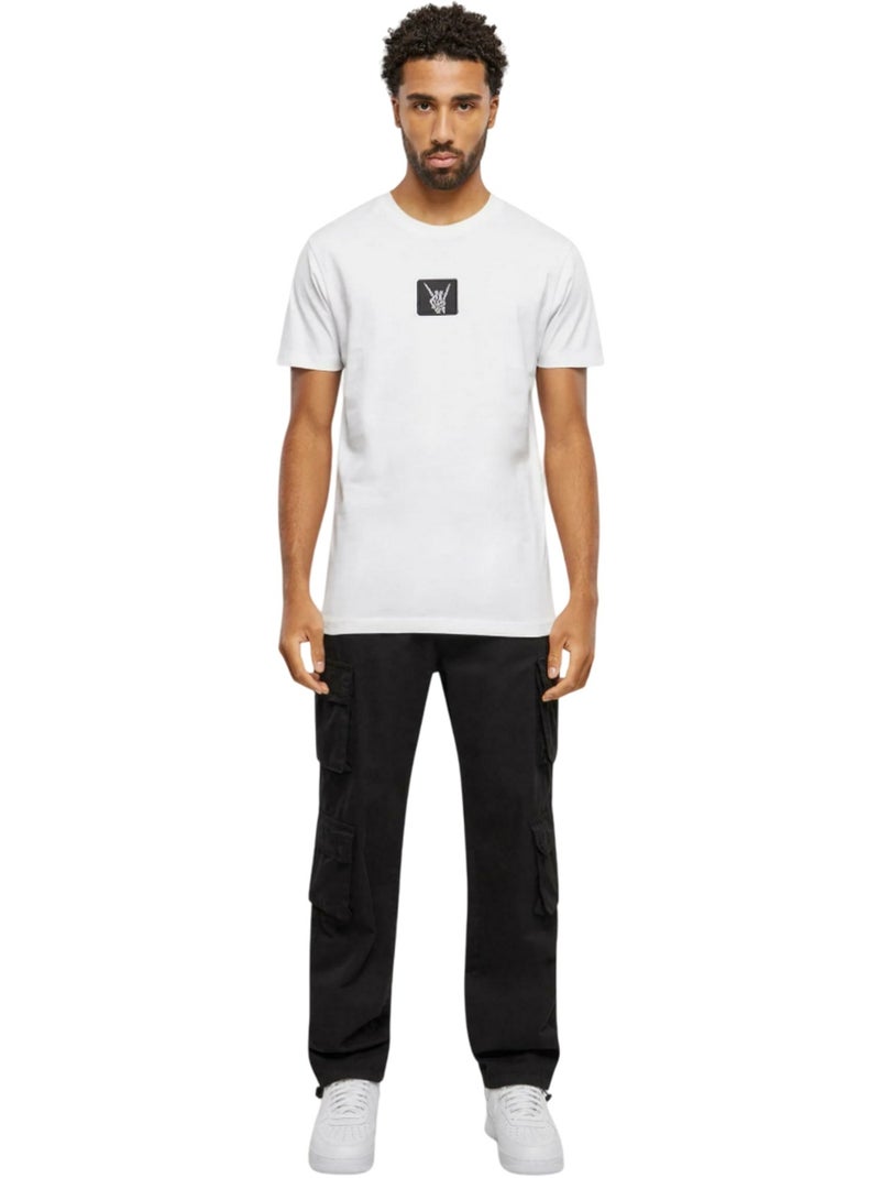 T-shirt skelett patch - mister tee Blanc - Kiabi