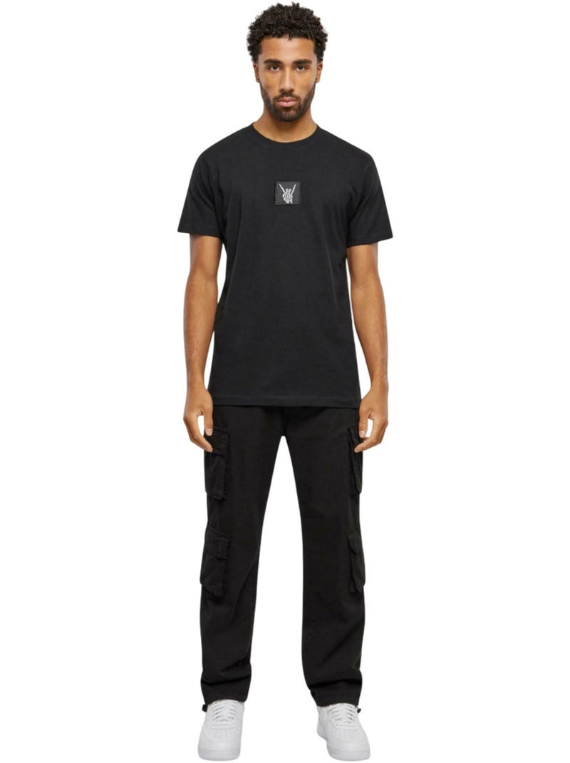 T-shirt skelett patch - mister tee Noir - Kiabi