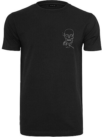 T-shirt skull one line - mister tee