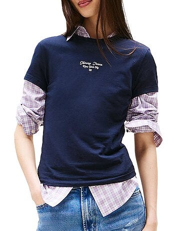 T-Shirt Slim Femme Tommy Hilfiger Logo