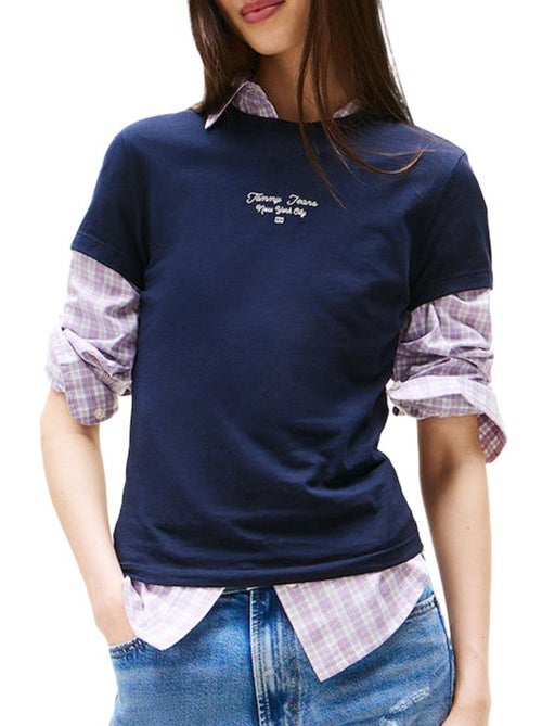 T-Shirt Slim Femme Tommy Hilfiger Logo - Kiabi