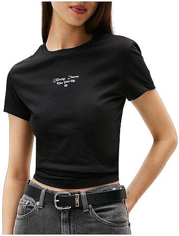 T-Shirt Slim Femme Tommy Hilfiger Logo