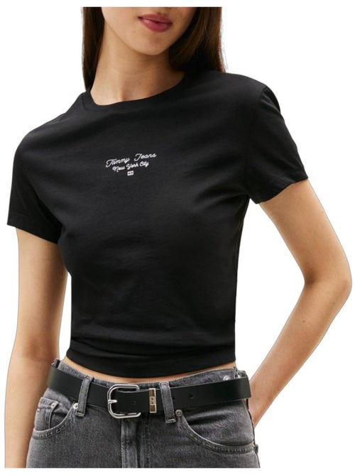 T-Shirt Slim Femme Tommy Hilfiger Logo - Kiabi
