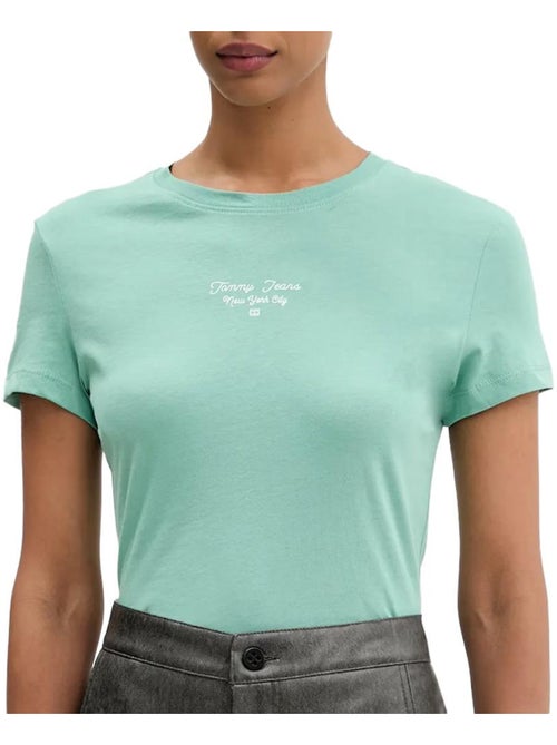 T-Shirt Slim Femme Tommy Hilfiger Logo - Kiabi